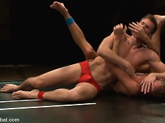 Two hot studs give their all in a fight for sexual domination.