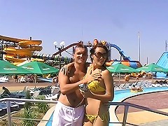 Couples porn from aqua park