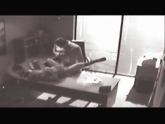 A corporate VP is busted fucking one of his workers on Office spycam in a sexual harrasment comp