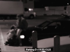 Chick gives a gaurd a blowjob to get out of having her car towed to the impound caught on film.
