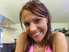 Addison Rose has an adorable smile that is only enhanced by her temporary tiara. She was so happy to have h