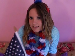 This young chick talks about what Independence Day means to her, and its all about freedom. Yes, freedom to expres