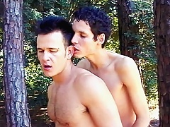 In this steamy clip two handsome gay Latinos hooked up outdoors and got in an all out bareback outdoor fuck. Wellington Maia and I