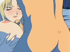 Stimulating blonde hentai minx getting massive breasts drilled by a giant dong