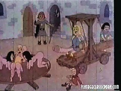 In this classic cartoon we go back to some very horny medieval times. We see one knight who uses his dick as a battering ra